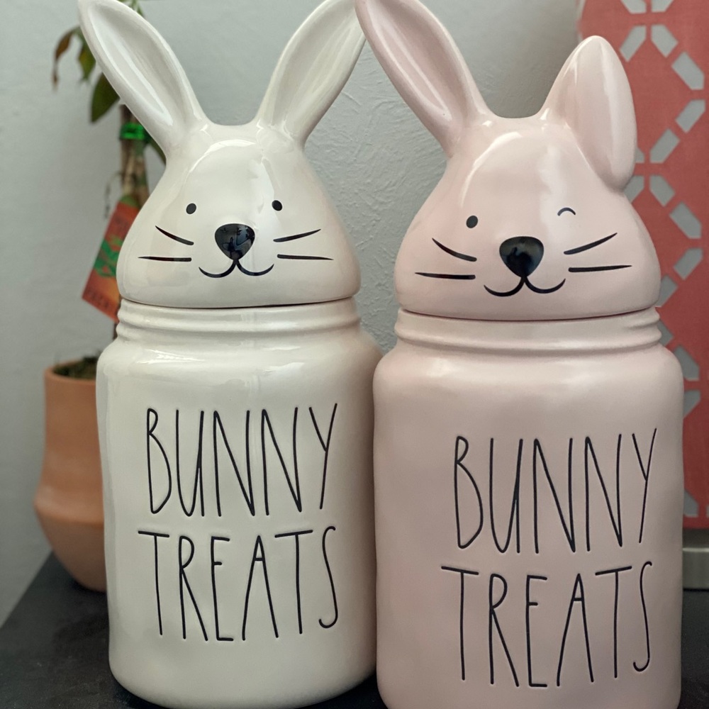 Rae Dunn Bunny canisters